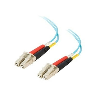 C2G 6m LC-LC 10Gb 50/125 Duplex Multimode OM3 Fiber Cable - Aqua - 20ft - 6m LC-LC 10Gb 50/125 Duplex Multimode OM3 Fiber Cable - Aqua - 20ft