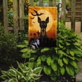 thumbnail image 2 of Caroline's Treasures BB1798GF Halloween Min Pin Flag Garden Size , Small, multicolor, 2 of 3