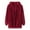 Red, variant on Ecqkame Fleece Hoodie For Women Autumn Winter Sweatshirts Women's Casual And Fashionable Color Long Sleeved Double-sided Velvet Hooded Sweater Pink M