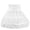 White, variant on Zcyifa White Kids Petticoat with 3 - Party Soiree Skirt
