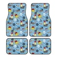 thumbnail image 1 of Disketp Pirate Marine Animals for Crystal Velvet Car Mats Four-Piece Set,All-Season Automotive Protection, Vehicles, Cars, Trucks, and SUVs,Anti-Slip Design, 1 of 7