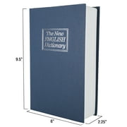 Stalwart Book Safe with Key - Portable New English Dictionary Hidden Safe