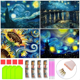 thumbnail image 1 of Diamond Painting Labg Decoración Del Hogar Cielo Estrellado 4 Pk, 1 of 5