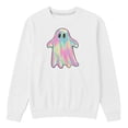 thumbnail image 4 of Oversized Girls Hoodie, Casual Long Sleeve Pullover Sweatshirt with Pocket, Drop Shoulder Loose Fit Top for Girls, Solid Color Fall Winter Clothing, 4 of 4