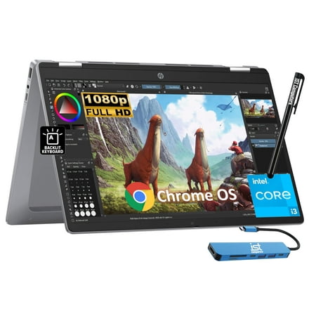 HP Chromebook Plus x360 14b 2...