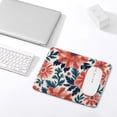 thumbnail image 4 of Boho Mouse Mat, Colored Flower Mouse Pad Boho Decor, Floral Mousepad Non-Slip Rubber Base with Stitched Edges 7.9"x9.8", 4 of 7