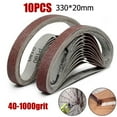 thumbnail image 2 of 10pcs 20*330mm Sanding Belt 40-1000Grit Grinding and Polishing for Angle Grinder, 2 of 5