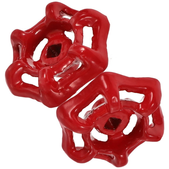 2 Pcs Valve Hand Wheel outside Faucet Wheel Handles Shutoff Handles Gate Valves Handle