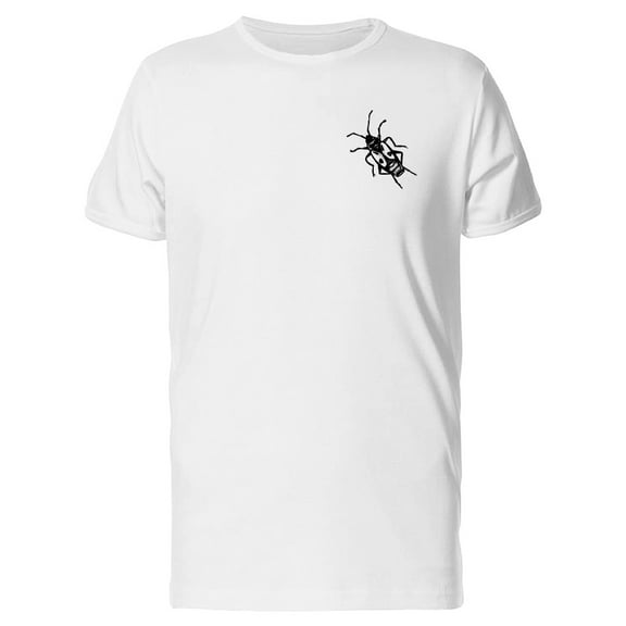 Cool Grunge Firebug On Pocket Tee Men's -Image by Shutterstock
