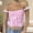Pink, variant on Women's Tanks Plaid Crop Top with Square Neck Lace Trim Gingham Tank Spaghetti Strap Shirt for Going Out and Corset- Style Blue M