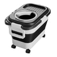 thumbnail image 1 of Hyasfey Folding Rice Storage Container BPA-Free Large Capacity Collapsible Sugar Cereal Storage Bin Dispenser with Rolling Wheels, 1 of 8