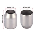 thumbnail image 3 of 38-47mm 1.5"-1.85" Motorcycle Exhaust Pipe Connector Stainless Steel Reducer Silver Tone, 3 of 6