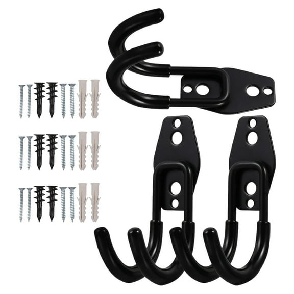 Raindrops  3 Pcs Pipe Reel Holder Hanger Stainless Garden Hose Heavy Duty Hook