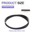 thumbnail image 2 of Uxcell 2 Pcs Turntable Belt, Folded Length 320mm Rubber Belts Replacement Machine Recorder Rubber Belt Record Player Fit for All Kinds of Belt-Driven Turntables, Width 5mm, 2 of 6