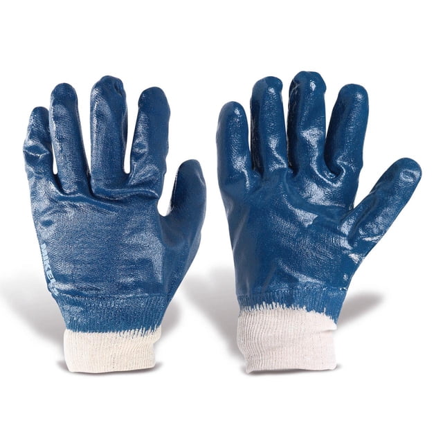 Guantes para Trabajo MIKELS Nitrilo con Forro de Algodón 1 pieza