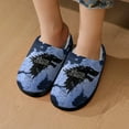 thumbnail image 7 of Kids Game of Thrones Slippers Boys Girls Non-Slip Fuzzy House Slippers Warm Soft Plush Winter House Shoes Slip-On Shoes, 7 of 7