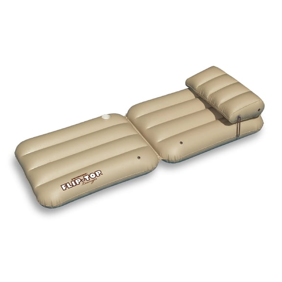 Swimline Vinyl Flip Top Mattress Pool Float, Brown