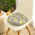 thumbnail image 3 of Chair Cushion, 2025 New Bohemian Soft Round Chair Pad, Garden Patio Home Kitchen Office Seat Cushion Leaf Diameter 16inch ,Gray, 3 of 6