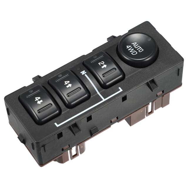 Interruptor de tracción en las cuatro ruedas 4WD Unique Bargains del lado del conductor delantero izquierdo apto para GMC Sierra 1500 HD 2003 2005 2006 Negro