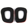 thumbnail image 1 of STARTIST 2 Pcs Coussinets d'Oreille pour Casque Logitech G35 G930 G430 Rouge+noir, 1 of 7