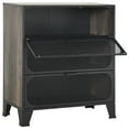 thumbnail image 6 of vidaXL Storage Cabinet File Cabinet with Doors for Living Room Metal and MDF, 6 of 33