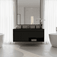 thumbnail image 2 of Gabinete De Baño Flotante con Doble Lavamanos y Monomando, Diseño Moderno., 2 of 5