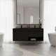 thumbnail image 2 of Gabinete De Baño Flotante con Doble Lavamanos y Monomando, Diseño Moderno., 2 of 5