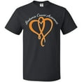 thumbnail image 3 of Inktastic Leukemia Awareness with Orange Ribbon Heart T-Shirt, 3 of 5