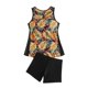 thumbnail image 4 of Trajes de baño tankini para mujer Trajes de baño vintage estampados para mujer Trajes de baño conservadores Traje de baño bikini con falda de playa estampada para mujer, 4 of 8