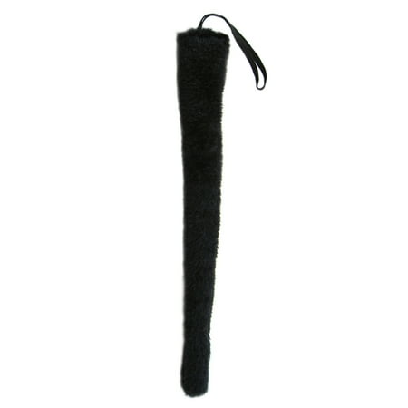 SeasonsTrading Black Plush Animal Tail - Halloween Dog Cat Mouse Costume