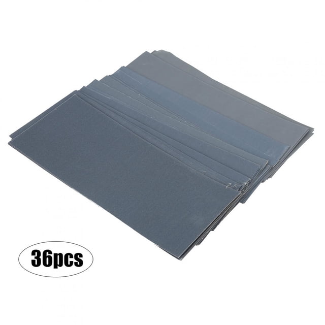 Juego de papel de lija Jadeshay 36 piezas 400#-3000# papel abrasivo