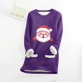 thumbnail image 4 of WEAIXIMIUNG Chandails en Molleton pour Femmes Sans Capuche Manches Longues Col Rond Poche Rembourré Pull Chaud, 4 of 5