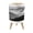 Color 1, variant on Small Trash Can with Lid Vintage Damask Distressed Beige Blue Ornamental Design 1.8 Gallon Dog Proof Trash Can Round Garbage Can Waste Bin Wastebasket for Bathroom Bedroom Living Room