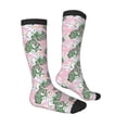 thumbnail image 3 of Fotbe Lilies Flowers print Women's Men's Novelty Crew Socks Cotton Socks Knee High Socks for Walking,Running,Nurses,Pregnancy, 3 of 8