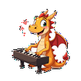 thumbnail image 3 of Waterproof Vinyl Stickers Dragon Colorful Cartoon Stickers for Notebooks Laptops Suitcases, 3 of 9