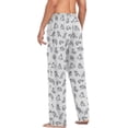 thumbnail image 5 of Top-kevin Raccoon Funny Animal Pajama Pants for Men Pjs Bottoms with Pockets Men's Sleep Lounge Pants, 5 of 7