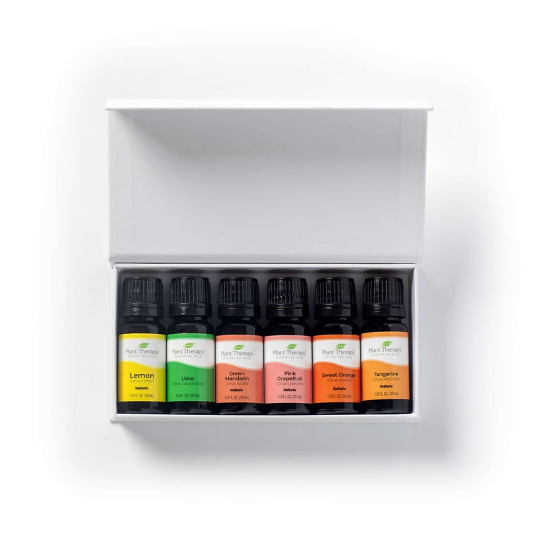 Plant Therapy Essential Oils Fruits Set 6 - 10 mL, 100% Pure, Undiluted