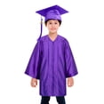 thumbnail image 1 of TOPTIE Unisex Kindergarten Kids Graduation Set Gown Cap Tassel 2026-Purple-M, 1 of 9