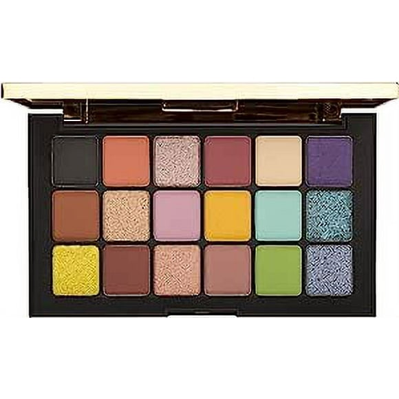 Bolver Eyeshadow Makeup Palette - 18 Shades, Warm Neutrals, Highly Pigmented Long Lasting, Shimmer & Matte Eyeshadow Palette with 9 Unique Shades (ANDROMEDA)