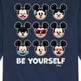 thumbnail image 3 of Disney Emoji - Be Yourself - Toddler And Youth Long Sleeve Graphic T-Shirt, 3 of 5