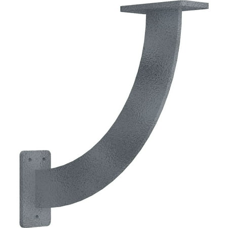 

Ekena Millwork 2 W x 11 D x 11 H Bradford Steel Bracket Hammered Silver