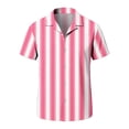 thumbnail image 6 of Men's Tropical Print Short Sleeve Button Down Shirt Lightweight Breathable Casual Beachwear, 6 of 7