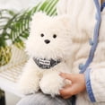 thumbnail image 6 of YOHAVEN Plush Westie Puppy Stuffed Toy, Realistic White Terrier Doll For Men And Women, Soft Filled Cuddly Companion, Shelf Or Bed Decor, Birthday Or Holiday Gift, Calming Comfort For Loved Ones, 6 of 7