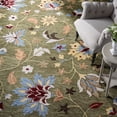 thumbnail image 3 of Safavieh Jardin Jimmy Floral Area Rug, Green/Blue, 8' x 10', 3 of 12