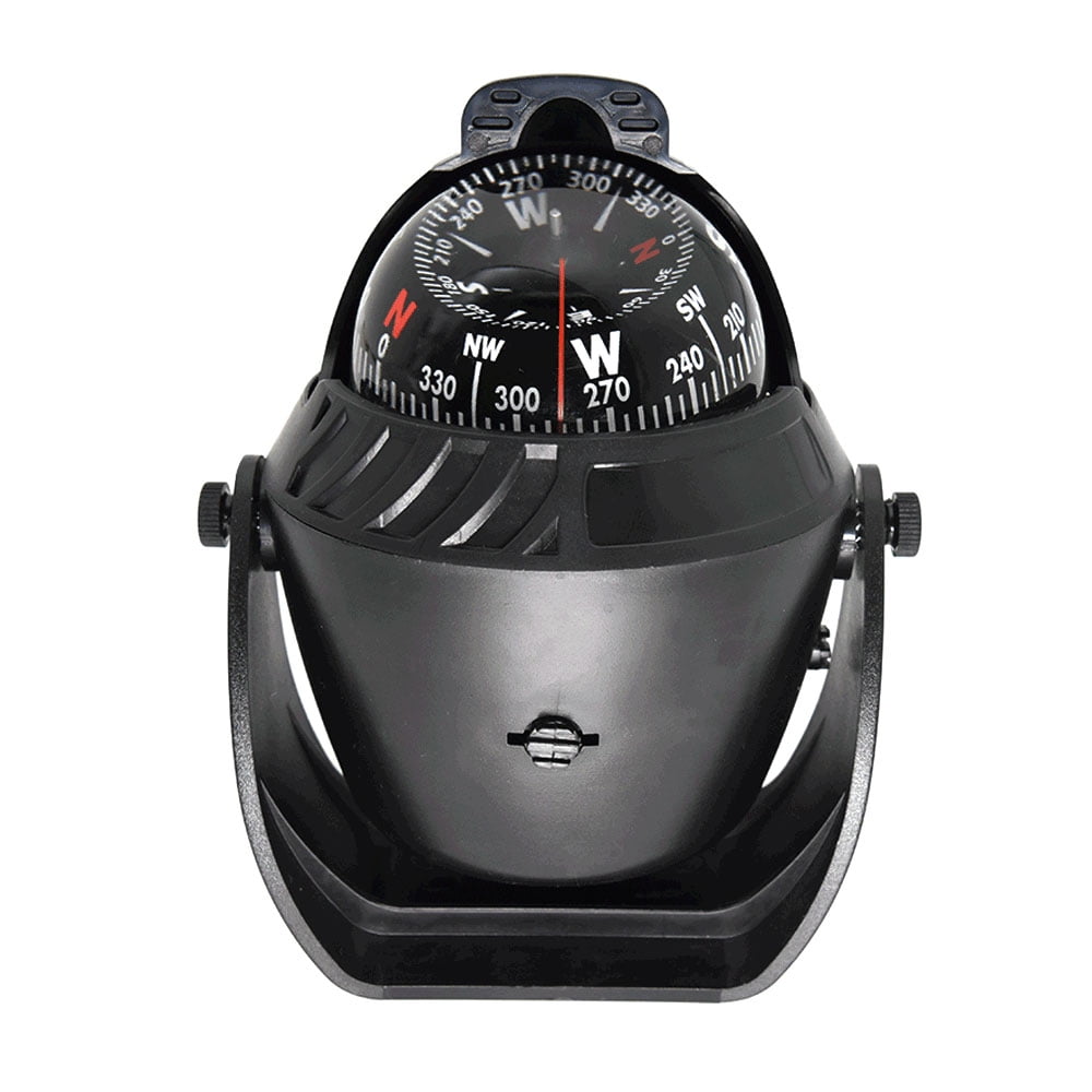 RAPOBRIX Electronic Navigation Compass Pivot Compass For Marine Marines Camping Gear With Magnetic Deflection Angle Adjustment, Used In Cars And Ships