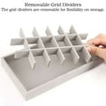 thumbnail image 5 of PULLIMORE Set of 4 Stackable Jewelry Organizer Trays, Jewelry Drawer Inserts Container Display Case Storage for Earring Necklace Rings Bracelet, 5 of 10