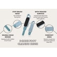 thumbnail image 2 of EGNMCR Shower Foot Brush Toe Cleaning Brush 3 In 1 Foot In Shower Foot File Dead Remover For Home Foot Care Scrubber Brush, 2 of 5