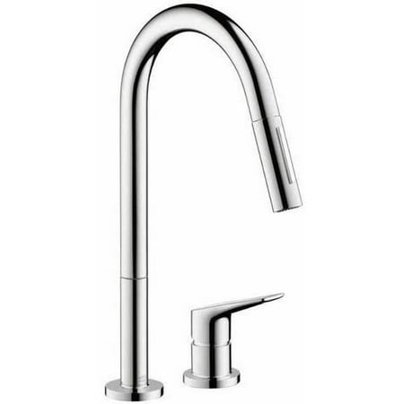 Citterio 2 Hole - Hansgrohe Axor 34822801 Citterio Pull-Down Kitchen Faucet, Various Colors