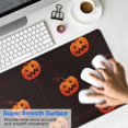 thumbnail image 4 of Long Mouse Pads for Desk,Black Halloween Pumpkins Desk Mats on Top Of Desks, Desk Mouse Pad Extra Large with 3mm Non-Slip Base and Stitched Edge for Gaming,Office,Work,Home 31.5"x11.8", 4 of 6