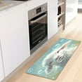 thumbnail image 6 of Cute Lamb Blow The Bubbles Plush Carpet Non Slip Runner Rug Absorbent Bath Mat 39" x 20", 6 of 8
